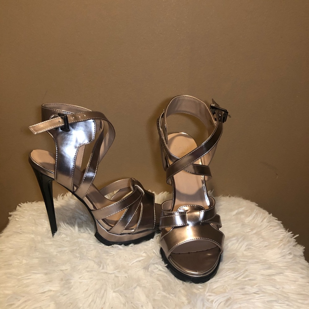 Strap high heel sandals